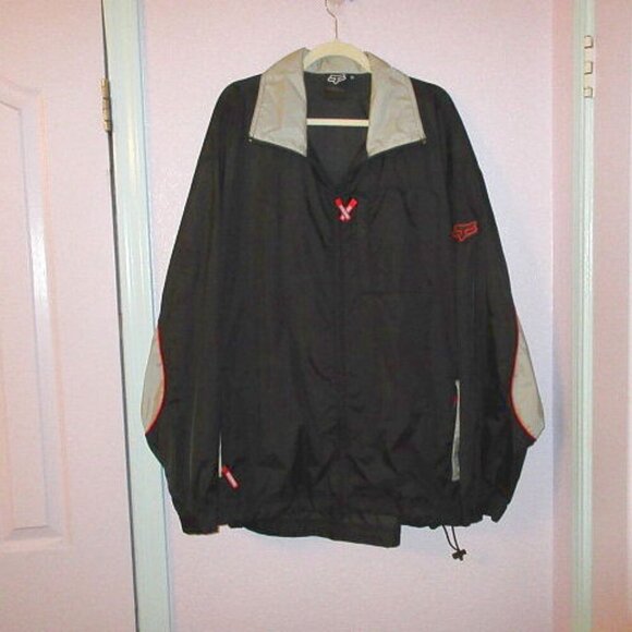 Fox Other - Vtg Fox Racing Windbreaker Jacket Mens XL Nylon Ripstop DWR Packable MTB Logo